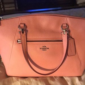 Coach Prairie Satchel Geranium- (salmon pink)